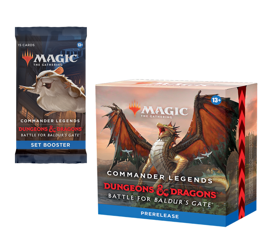 Magic the Gathering: MTG Magic Commander Legends Battle for Baldur’s Gate Prerelease Pack Kit