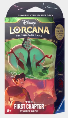 Disney Lorcana: The First Chapter Starter Deck – Emerald & Ruby